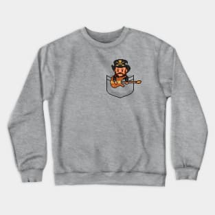 Pocket Pixel Rockstar Metal Ace Bassist Crewneck Sweatshirt